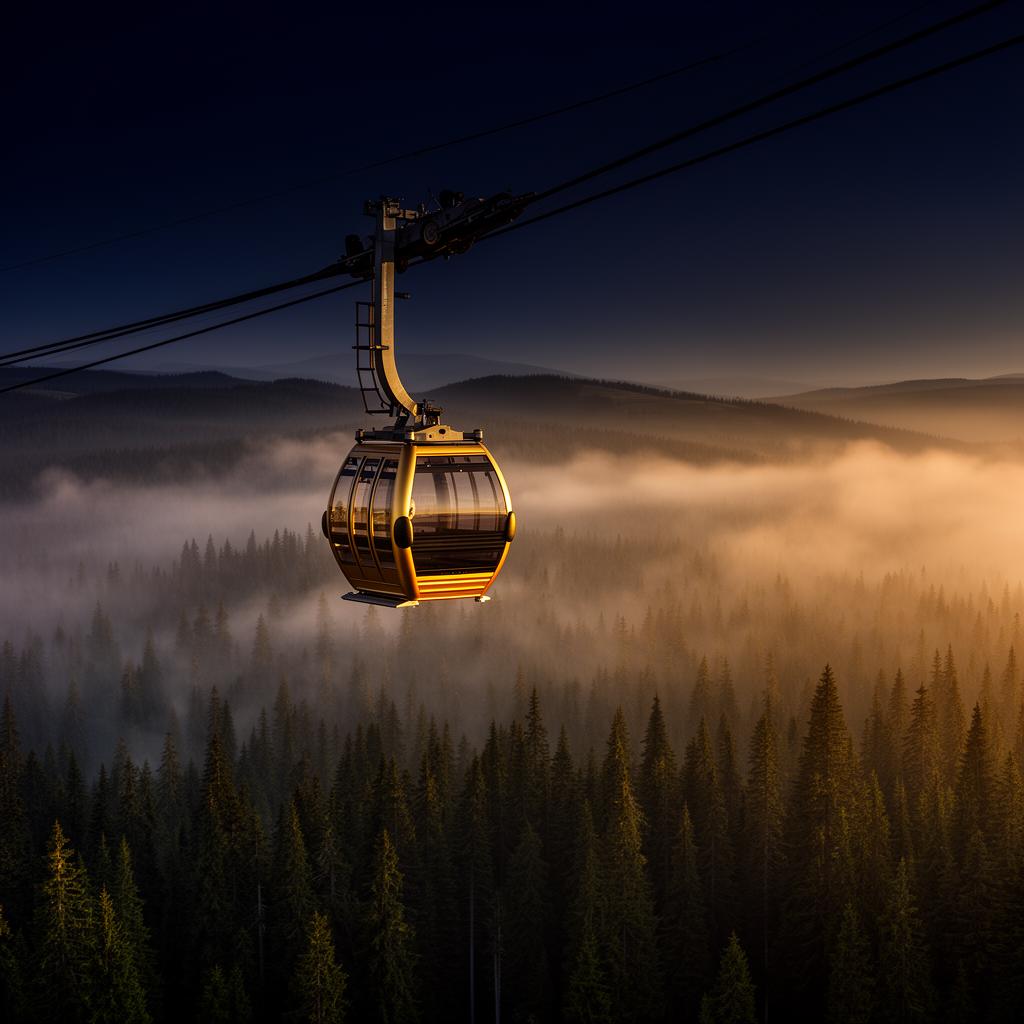 Gold Gondola nad zlatiborskim pejzažem
